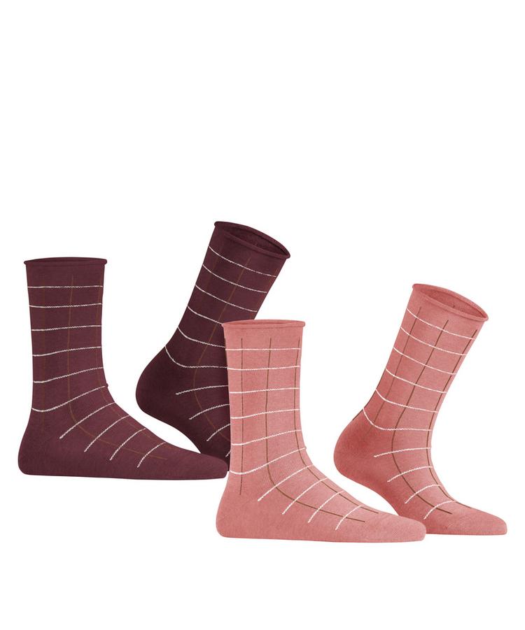 ESPRIT ESPRIT Checks SO 2-Pack Socken Damen - sortiment (0030) - 0 | SportScheck