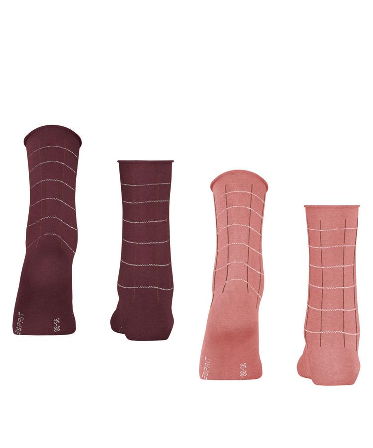 ESPRIT ESPRIT Checks SO 2-Pack Socken Damen - sortiment (0030) - 0 | SportScheck