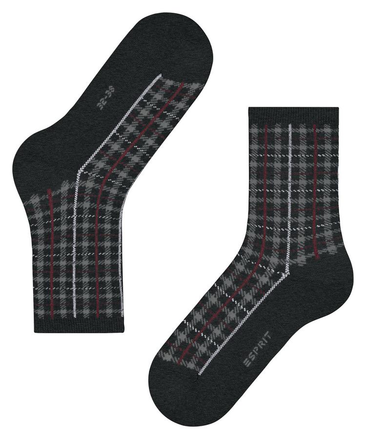 ESPRIT ESPRIT Check SO Socken Damen - ANTHRAZIT (3085) - 2 | SportScheck