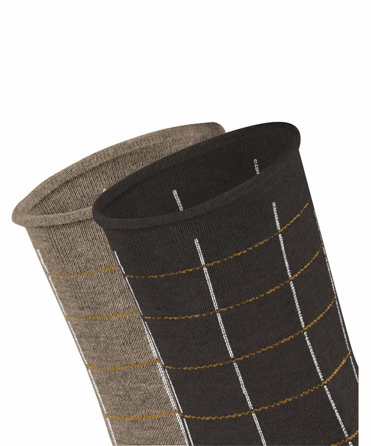 ESPRIT ESPRIT Checks SO 2-Pack Socken Damen - sortiment (0040) - 1 | SportScheck