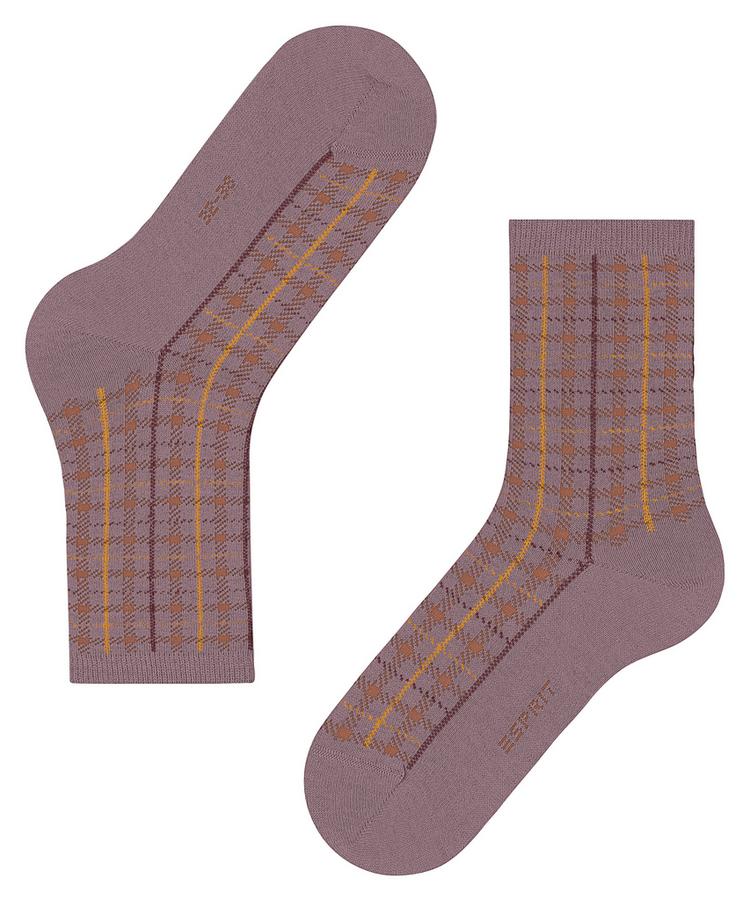 ESPRIT ESPRIT Check SO Socken Damen - grapeshake (8124) - 2 | SportScheck