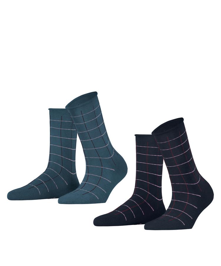 ESPRIT ESPRIT Checks SO 2-Pack Socken Damen - sortiment (0050) - 0 | SportScheck