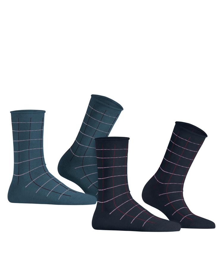 ESPRIT ESPRIT Checks SO 2-Pack Socken Damen - sortiment (0050) - 0 | SportScheck