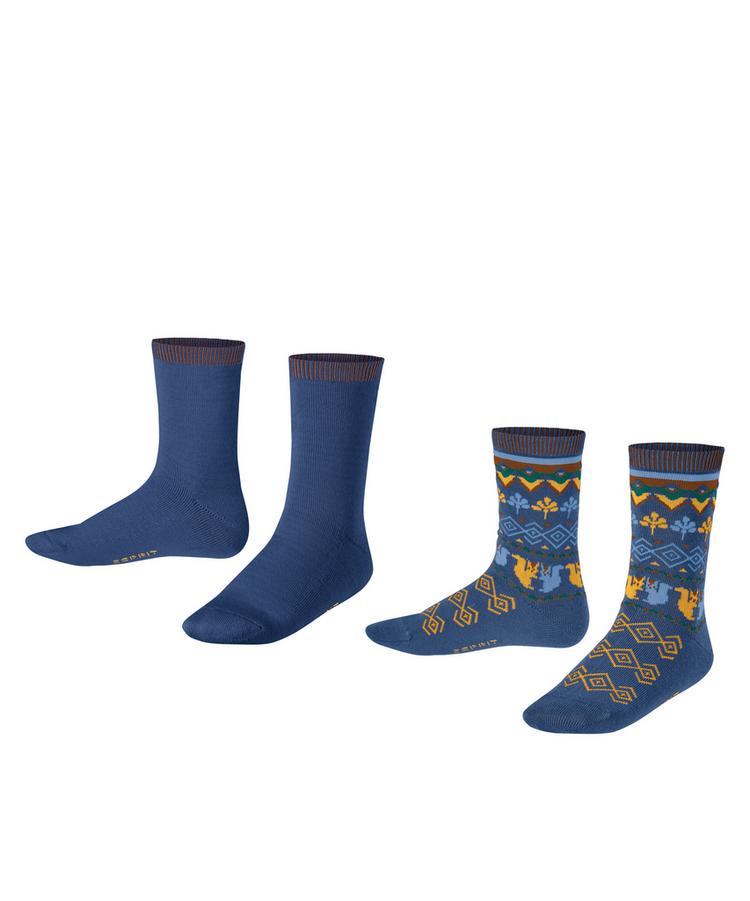 ESPRIT ESPRIT Nordic  2-Pack Socken Kinder - royal blue (6051) - 0 | SportScheck