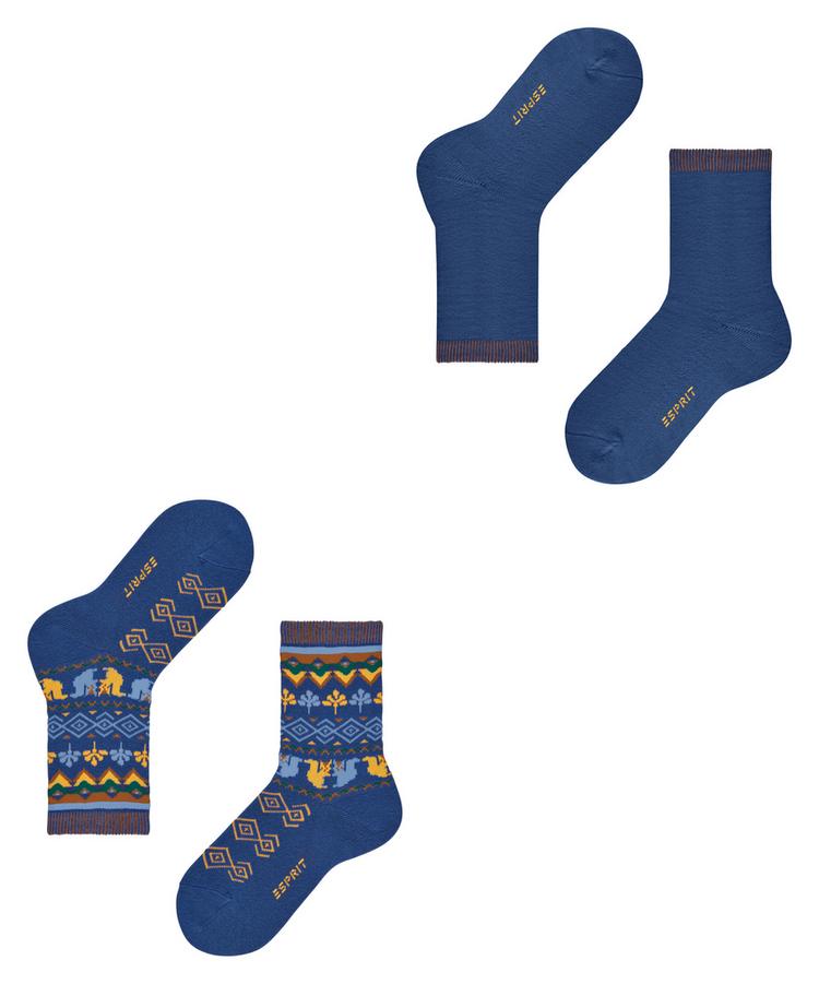 ESPRIT ESPRIT Nordic  2-Pack Socken Kinder - royal blue (6051) - 2 | SportScheck