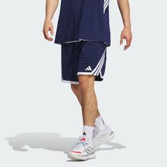 Rückansicht von adidas 3G Speed Basketball AEROREADY Shorts Funktionsshorts Herren Team Navy / White
