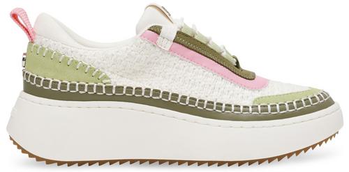 Rückansicht von Steve Madden Sneaker Sneaker Damen Weiß/Grün