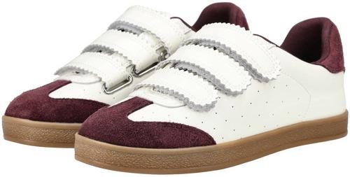 Rückansicht von Steve Madden Sneaker Sneaker Damen Beige/Rot