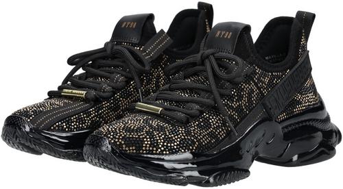 Rückansicht von Steve Madden Sneaker Sneaker Damen Schwarz/Gold