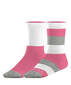 ESPRIT Stripe SO 2-Pack Freizeitsocken Kinder white (2000)