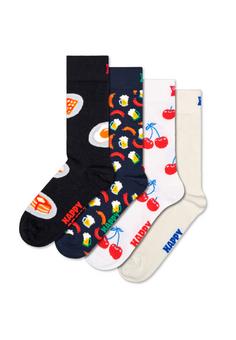 Happy Socks 4-Pack Food Socks Gift Set Freizeitsocken weiß