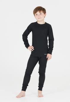 Rückansicht von Whistler Funktionswäsche-Set Oppdal Wäscheset Kinder 1001 Black