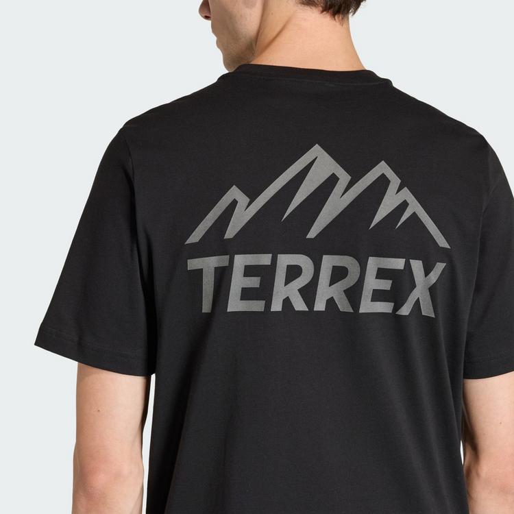 adidas adidas TERREX MOUNTAIN T-SHIRT MIT GRAFIK Kletterschuhe Herren - Black - 1 | SportScheck