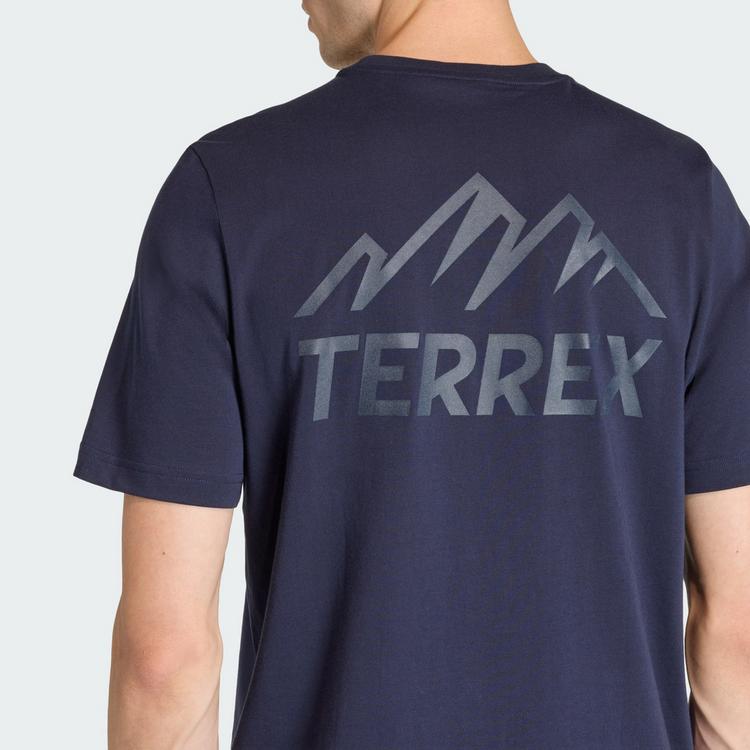 adidas adidas TERREX MOUNTAIN T-SHIRT MIT GRAFIK Kletterschuhe Herren - Legend Ink - 1 | SportScheck