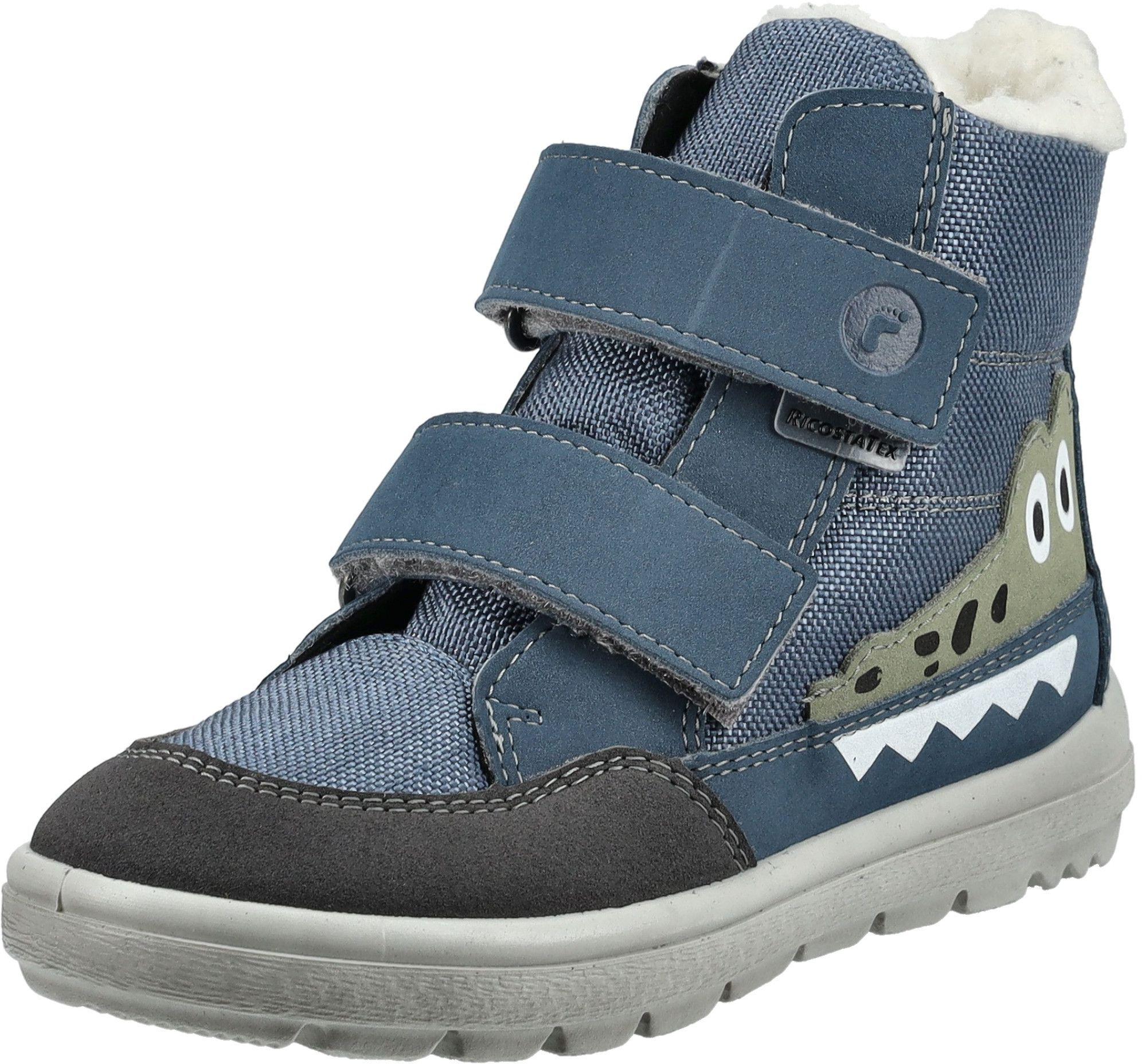 Ricosta Stiefelette Stiefel Jungen - Blau/Grau