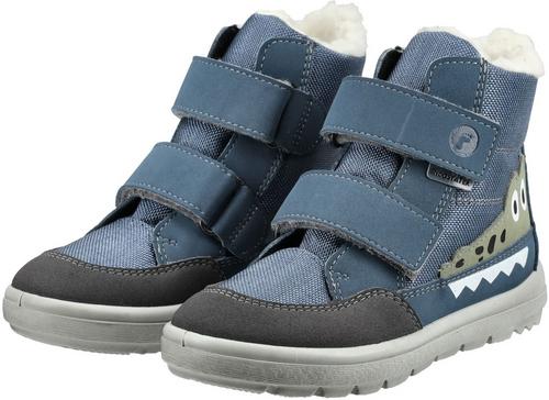 Rückansicht von Ricosta Stiefelette Stiefel Kinder Blau/Grau