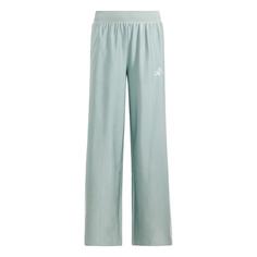 adidas SEASONALS GLAM WIDE LEG HOSE Stoffhose Kinder Wonder Sage / Silver Metallic