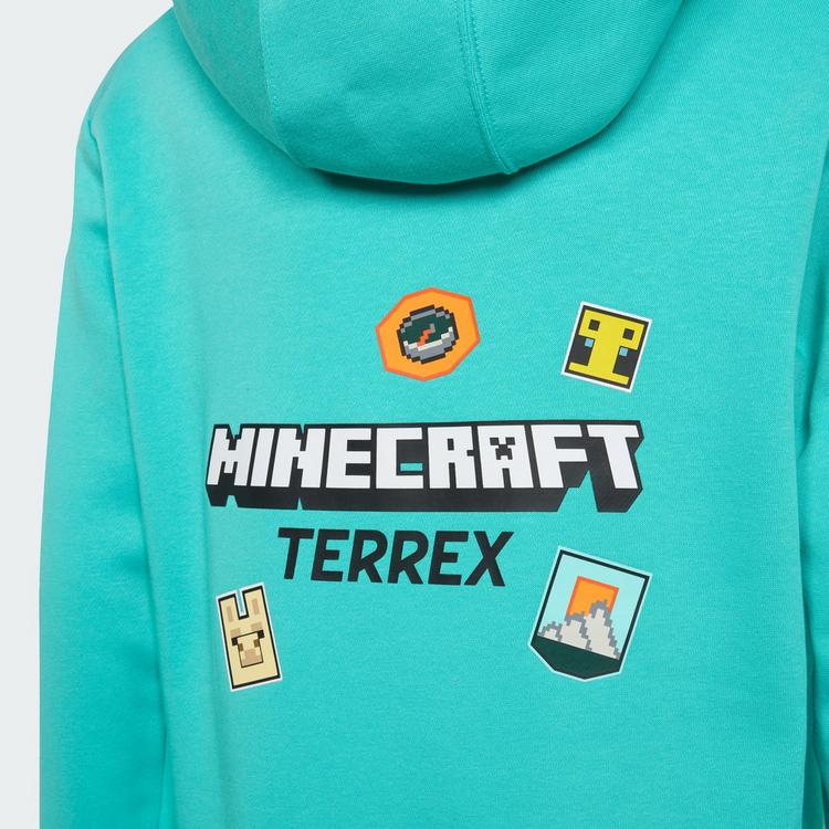 adidas adidas Adidas Minecraft Terrex Hoodie Hoodie Kinder - Semi Mint Rush - 1 | SportScheck