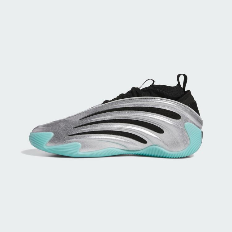 adidas adidas Harden Volume 9 Schuh Basketballschuhe - Silver / Core Black / Flash Aqua - 5 | SportScheck