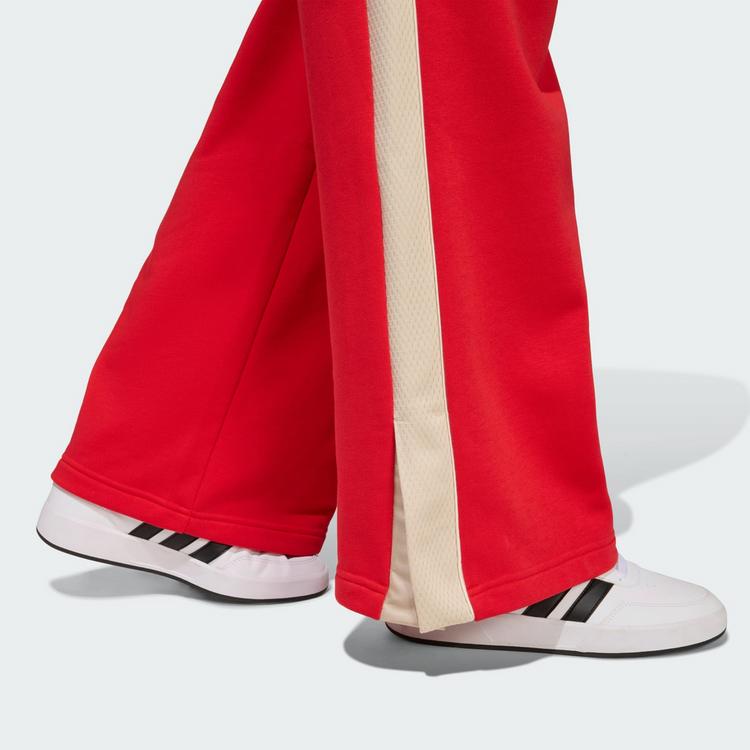 adidas adidas STADIUM HOSE MIT WEITEM BEIN Stoffhose Kinder - Pure Ruby / Off White - 1 | SportScheck