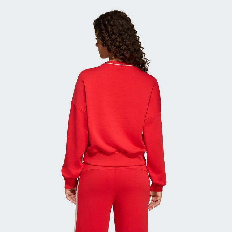 adidas adidas STADIUM SWEATSHIRT Sweatshirt Kinder - Pure Ruby / Off White - 1 | SportScheck