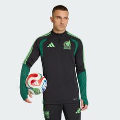 Rückansicht von adidas Mexiko 26 Tiro Trainingsoberteil Trainingsanzug Herren Black