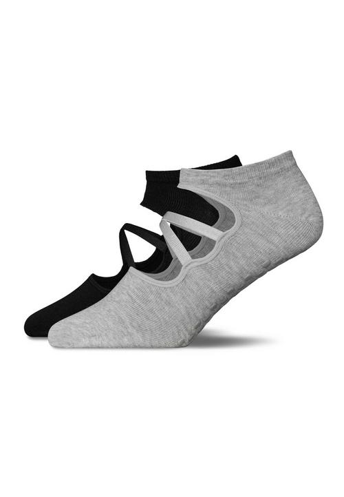 Snocks Pilates Socken mit Riemchen Socken