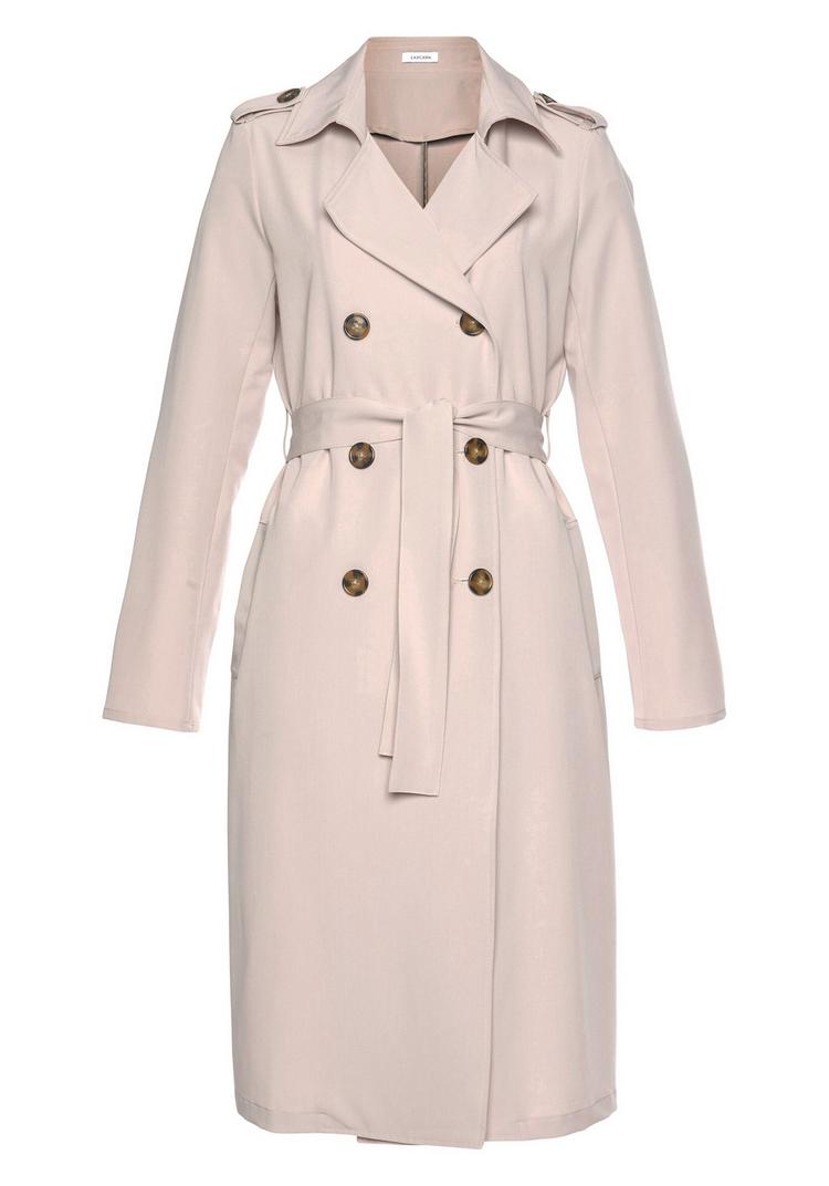 Lascana Lascana Trenchcoat Trenchcoat Damen - beige - 0 | SportScheck