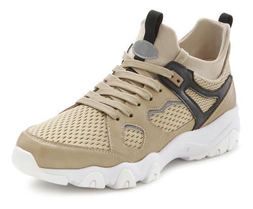 Rückansicht von John Devin Sneaker Sneaker Herren beige