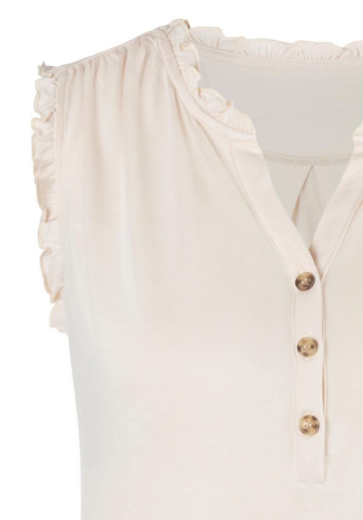 Lascana Lascana R&uuml;schentop Unterhemd Damen - beige - 0 | SportScheck