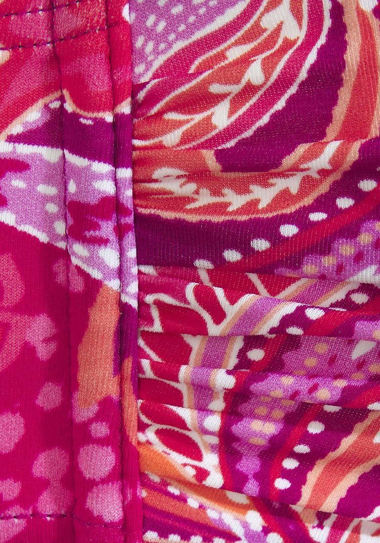 Vivance Vivance B&uuml;gel-Bandeau-Bikini-Top Bikini Oberteil Damen - pink bedruckt - 0 | SportScheck