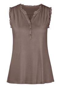 Lascana R&uuml;schentop Unterhemd Damen - taupe