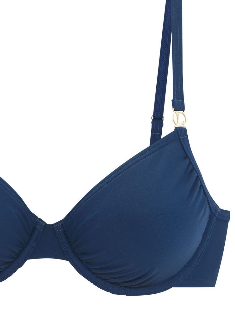 Lascana Lascana B&uuml;gel-Bikini-Top Bikini Oberteil Damen - marine - 0 | SportScheck