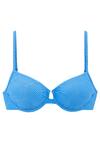 S.OLIVER B&uuml;gel-Bikini-Top Bikini Oberteil Damen - blau