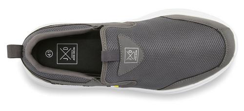 Rückansicht von John Devin Sneaker Sneaker grau