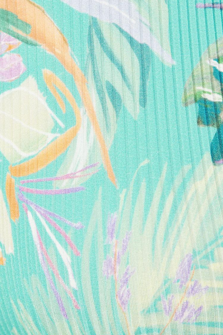 VENICE BEACH VENICE BEACH B&uuml;gel-Bikini-Top Bikini Oberteil Damen - t&uuml;rkis bedruckt - 1 | SportScheck