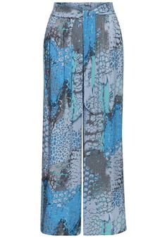 Buffalo Palazzohose Stoffhose Damen blau