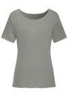 Lascana Rundhalsshirt T-Shirt Damen - lindgr&uuml;n