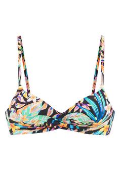 sunseeker Triangel-Bikini-Top Bikini Oberteil Damen schwarz bedruckt