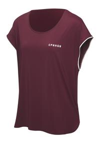 Copenhagen Studios Funktionsshirt Funktionsshirt Damen - weinrot