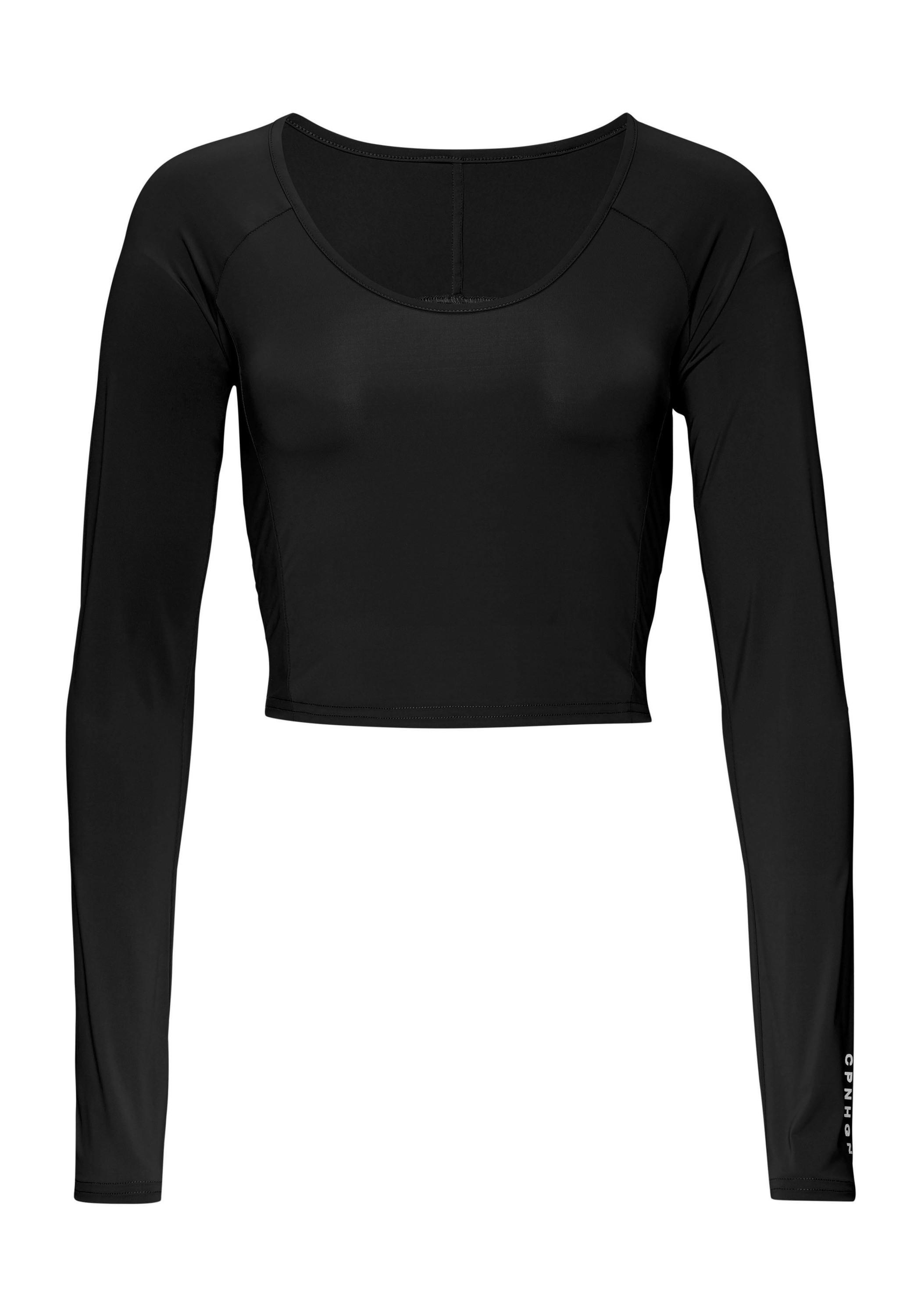 Copenhagen Studios Longsleeve Longshirt Damen - schwarz