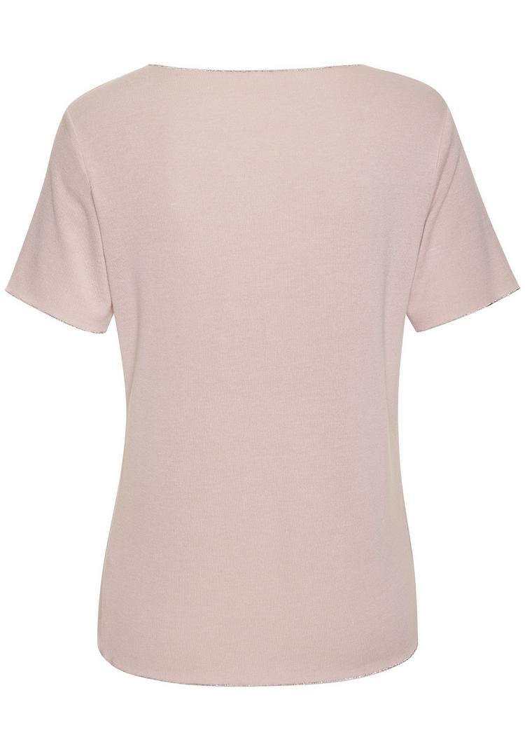 Lascana Lascana Rundhalsshirt T-Shirt Damen - rosa - 0 | SportScheck