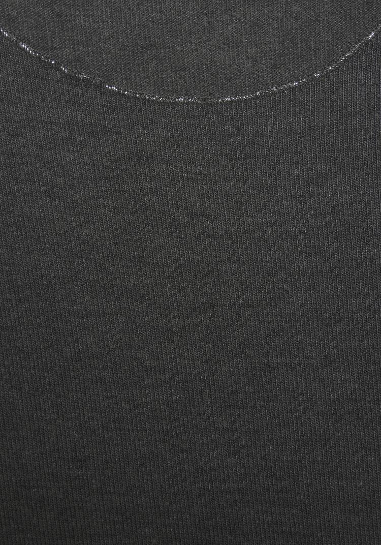 Lascana Lascana Rundhalsshirt T-Shirt Damen - anthrazit - 0 | SportScheck