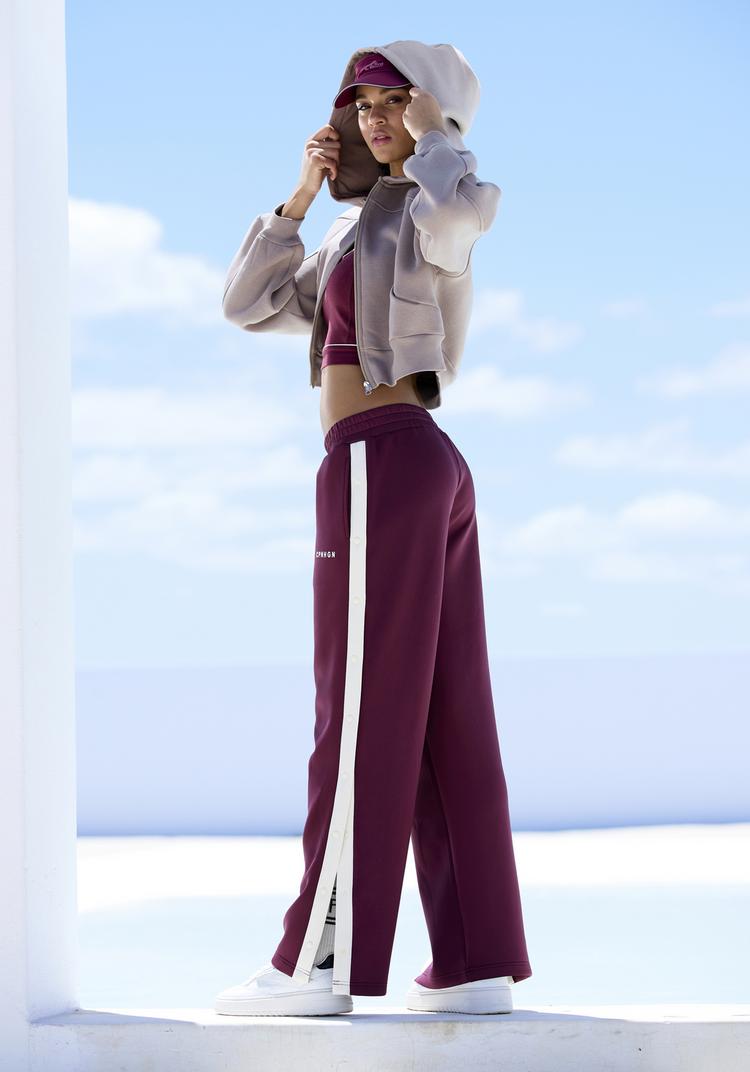 Copenhagen Studios Copenhagen Studios Relaxhose Sweathose Damen - weinrot - 0 | SportScheck