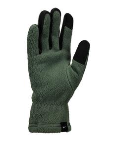 Rückansicht von Nike One Therma-Fit Fleece Handschuhe Damen Handschuhe Damen gruenschwarz