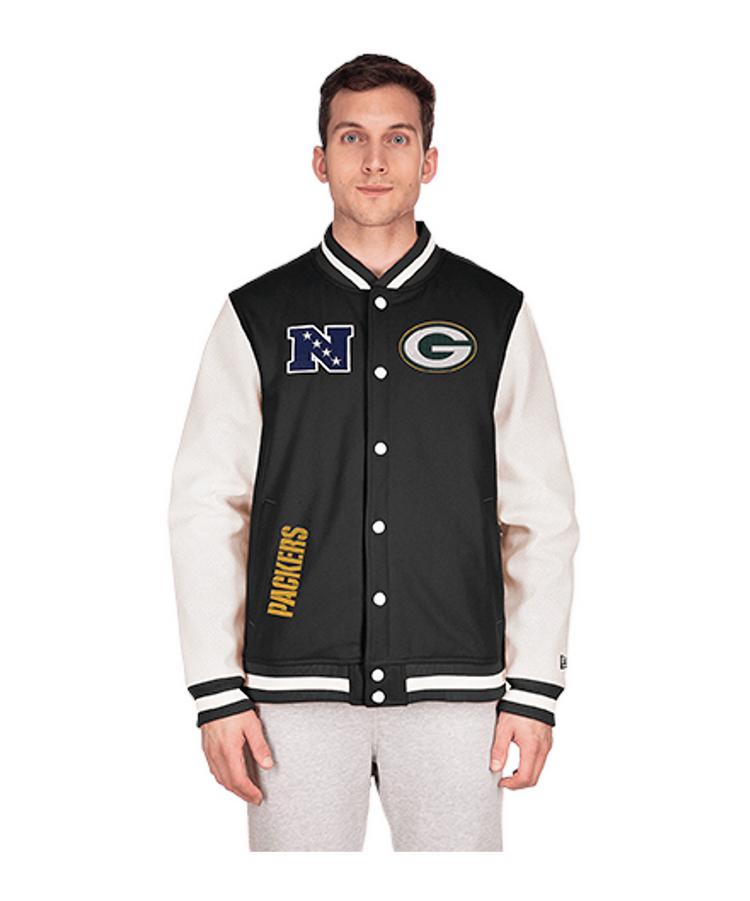 New Era New Era Green Bay Packers Varsity Jacke Sweatjacke Herren - schwarz - 0 | SportScheck