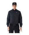 New Era Satin Bomber Jacke Sweatjacke Herren - schwarz