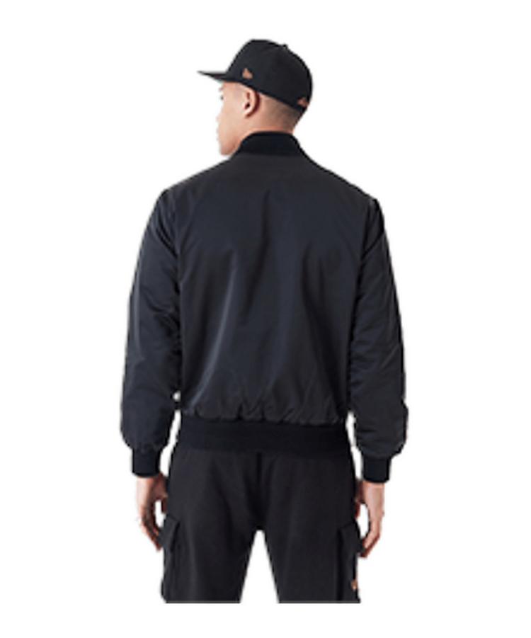 New Era New Era Satin Bomber Jacke Sweatjacke Herren - schwarz - 0 | SportScheck