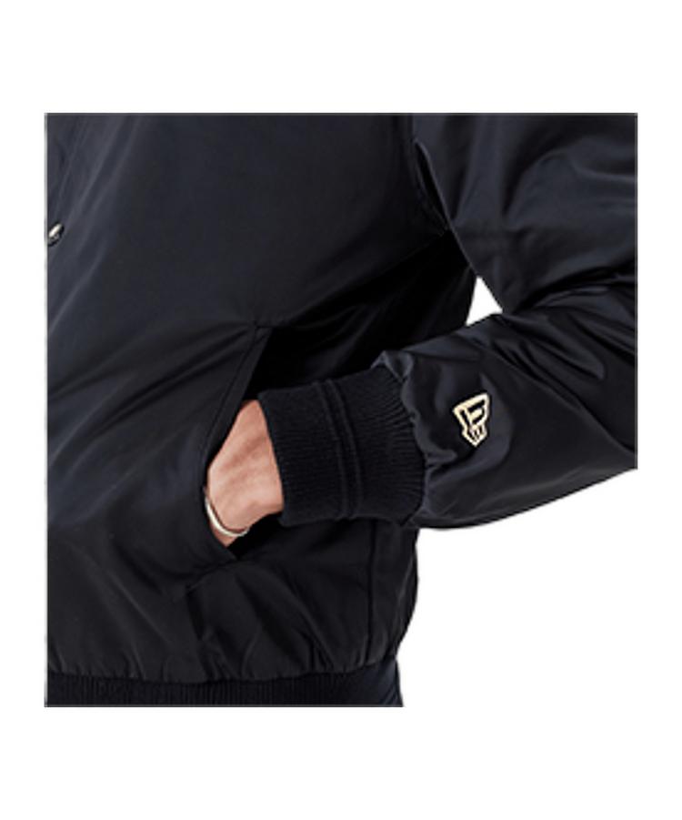 New Era New Era Satin Bomber Jacke Sweatjacke Herren - schwarz - 1 | SportScheck