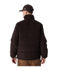 Rückansicht von New Era Mlb New York Yankees Cord Jacke Sweatjacke Herren braun